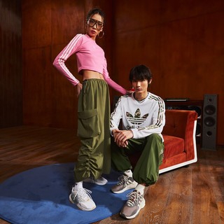 adidas「泡泡鞋」HI-TAIL经典复古运动鞋男女阿迪达斯三叶草 白色/轨道灰(选小半码) 41