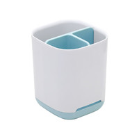 ISM创意洗手间牙膏洗漱套装牙刷浴室塑料置物架厨房清洁刷整理收纳盒 6676时尚小收纳盒蓝色