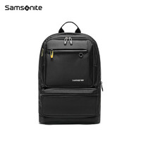 Samsonite 新秀丽 双肩背包男时尚多功能电脑包韩版休闲书包商务通勤包36B 黑色36b*09003