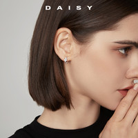 Daisy dream 99纯银爱心耳钉女气质甜美小众高级感耳圈2024年新款耳环耳饰品