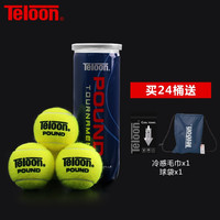 天龙（Teloon） 网球比赛训练球PRO+POUND-3 高弹耐打ITF网球W25用球 24桶（冷感毛巾+球袋） 24桶（短袜+护腕）