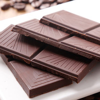 比利时纯可可脂黑巧克力排块80克*4