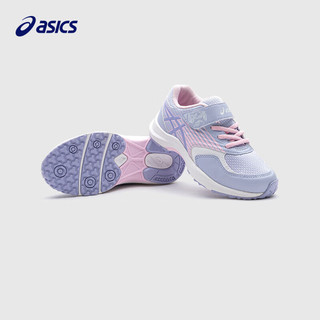 亚瑟士（asics）asics亚瑟士童鞋男女儿童休闲耐磨网眼透气网球运动鞋 浅紫 29.5