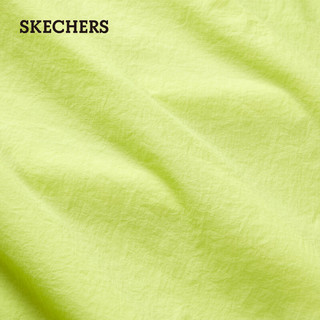 斯凯奇（Skechers）2024年春夏男速干连帽衣户外风外套P224M032 淡黄绿色/03Z2 6XL