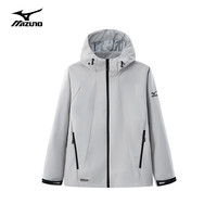 美津浓(MIZUNO)户外春秋锋衣男女防风防水风衣外套RTA2CC3105 米白 4XL