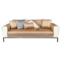 QIGEGE 七格格 草藤席沙发垫夏季防滑凉席坐垫子2024新款冰丝皮沙发套罩夏天款