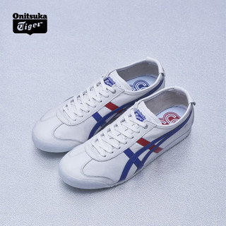 Onitsuka Tiger鬼塚虎经典小白鞋男女舒适运动休闲鞋MEXICO 66 1183C126 白色/蓝色 46