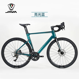 佳沃JAVA/佳沃SILURO6-TOP桶轴公路车鱼雷6油压碟刹24变速竞赛自行车 亮光灰 L（176-186 CM  7120套件） 24变速