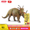 Schleich 思乐 S）仿真动物模型 三角龙异齿龙伶盗龙甲龙厚头龙 侏罗纪恐龙儿童玩具 多角龙15033
