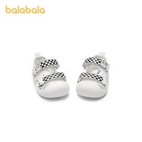 88VIP：巴拉巴拉 童鞋儿童板鞋婴儿学步鞋夏季男童防滑透气网面鞋棋盘格潮