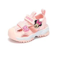 88VIP：Disney 迪士尼 童鞋女童凉鞋包头小女孩软底儿童鞋子2023运动沙滩鞋