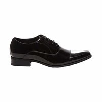 LASSU&FRISS 男款皮鞋黑色皮革舒适通勤出时尚行优美
