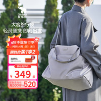 爱华仕 OIWAS短途旅行包女运动休闲手提包大容量行李袋包瑜伽包 雅致灰 25.4L