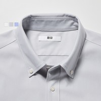 UNIQLO 优衣库 男女装男士快干防皱衬衫短袖商务正装吸汗白衬衣455967