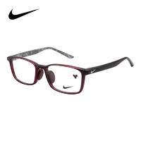 耐克（NIKE）眼镜架青少年近视光学眼镜框5033LB 601 49mm&依视路1.60镜片 601红色