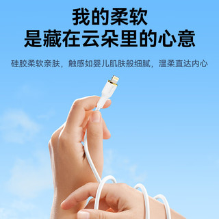 毕亚兹 BIAZE苹果数据线iPhone14快充线PD27W Type-C to Lightning手机车载充电线适用苹果14promax/1硅胶