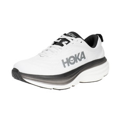 HOKA ONE ONE 男女款 Bondi 8邦代8轻便缓震慢跑鞋运动鞋 WBLC-白色/黑色 7