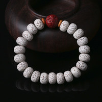 今夕海南星月菩提子手串正月毛感料桶珠朱砂生肖牛文玩饰品 星月菩提10*8mm 紫金砂龙头款