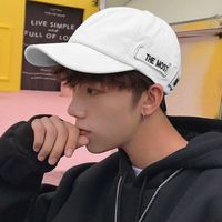 霏斯诗町帽子男女春夏天百搭户外棒球帽ins韩版男潮流春秋遮阳鸭舌帽 THE-白色 均码可调节