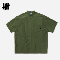UNDEFEATED 男士短袖衬衫 UC41GST04M 橄榄绿 S