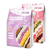 百亿补贴：OCAK 欧扎克 酸奶块水果麦片408g*2包