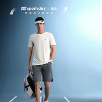 HLA 海澜之家 SPORTSDAY马术运动短袖T恤 HNTBW2W153A 浅灰 XXXXL