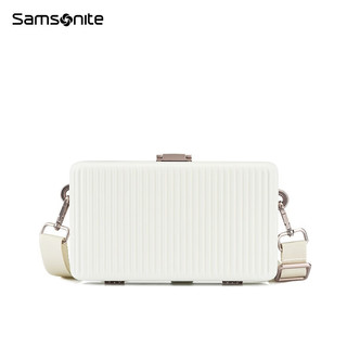 新秀丽（Samsonite）新秀丽时尚流金箱 度假迷你箱  条纹度假箱可挂靠 HH5 象牙白-斜挎包