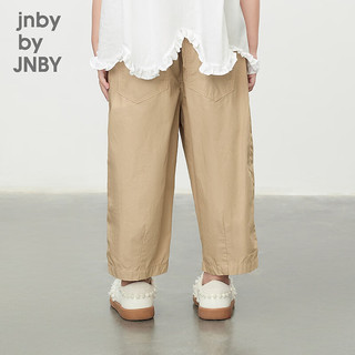 jnby by JNBY江南布衣童装裤子宽松直筒裤男女童24夏1O5E12830 250/卡其 130cm