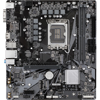 技嘉（GIGABYTE）技嘉超耐久H610M D3H DDR4主板支持CPU 13600KF13700KF12400F Intel H610 LGA 1700