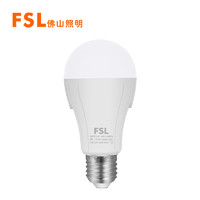 FSL 佛山照明 FLS）LED灯泡声光控感应球泡节能灯雷达光源智能声控灯泡E27螺口5W白光（6500K）