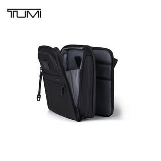 途明（TUMI）男士单肩包尼龙时尚休闲日常通勤斜挎包 黑色 022303116DO