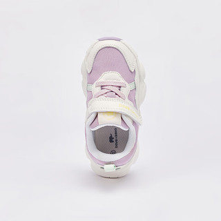 戴维贝拉（DAVE＆BELLA）儿童休闲鞋小童运动鞋女宝宝学步鞋秋季女童跑步鞋幼儿鞋子 紫色 28码