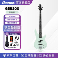 Ibanez GSR200电贝斯初学者入门级演奏 MGR薄荷绿