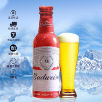 Budweiser 百威 啤酒 330ml*24瓶装铝罐啤酒醇正口感整箱装啤酒包邮新日期