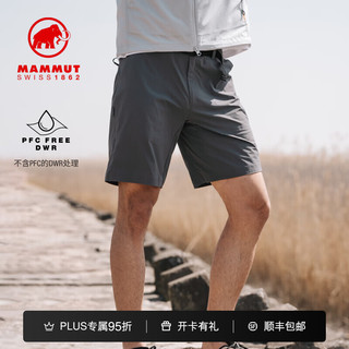 猛犸象（MAMMUT）Trekkers 男士户外休闲软壳弹力透气短裤 钢灰色 XXL