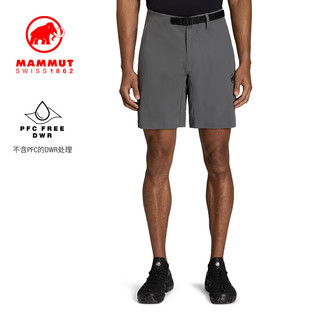 猛犸象（MAMMUT）Trekkers 男士户外休闲软壳弹力透气短裤 钢灰色 XXL