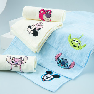 88VIP：Disney 迪士尼 儿童婴儿宝宝全棉纱布面巾 6条