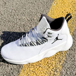 NIKE 耐克 篮球鞋男鞋2024夏季新款Air Jordan Super Fly缓震实战运动鞋 AR0038-100白色 42