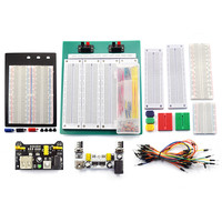 Risym 400孔面包板线MB-102 SYB-500电路板洞洞板实验板焊接实验套件PCB