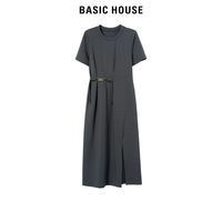 百亿补贴：百家好 国风盘扣连衣裙2024夏季新款气质开叉女长裙