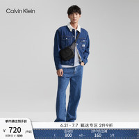 Calvin KleinJeans24春季男士经典ck字母简约轻巧便携单肩斜挎包HH3849