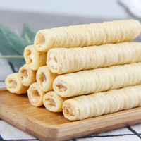 图牛 咸蛋黄卷心酥芝士味夹心蛋卷阿萨牧豆乳注心蛋卷饼干零食