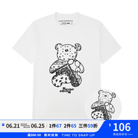  MARK FAIRWHALE/马克华菲 小熊印花 男士短袖T恤
