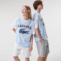 LACOSTE 拉科斯特 宽松纯棉logo印花短袖T恤