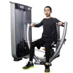 Qisan 驰尚 GM9004T坐姿推胸训练器健身房商用健身器材综合训练机胸肌训练器大臂肌锻炼器 粗闪银