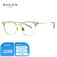 BOLON 暴龙 眼镜近视光学镜眼镜框可配度数 BT6016B13框+光赞防蓝光1.74