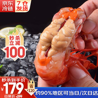 哆鲜生 深海红魔虾 远洋捕捞绯红胭脂魔鬼虾鲜活冷冻刺身虾类500g 中号 13-15条/斤 （约14-17cm ） 中号 10-12条/盒 （约14-17cm ）