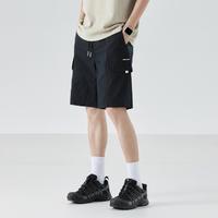 GXG 24夏款运动风男款大口袋休闲直筒五分裤