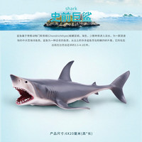 移动端：wanmole 玩模乐 仿真动物模型 仿真海洋动物模型 北极熊海龟企鹅蓝鲸抹香鲸玩具 史前巨鲨