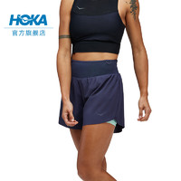 HOKA ONE ONE 新款女士夏季越野短裤跑步舒适干爽透气轻量轻弹 太空蓝 M